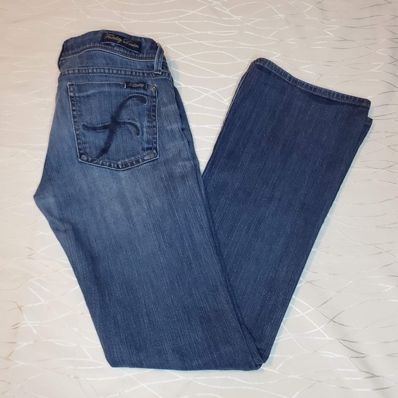 2000s Flare Fidelity Jeans Lotus Flare Leg size 29 - Picture 2 of 11